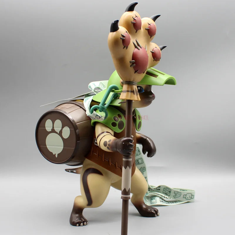 Monster Hunter 32cm Gk Palico Game Anime Figure Cat Popcorn Pvc Action Figurine Statue Collectible Model Decoration Ornament Toy