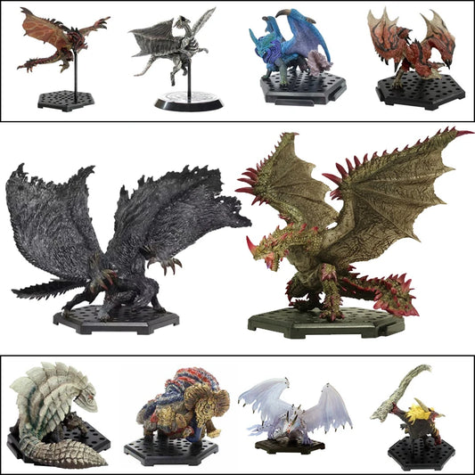 Monster Hunter World PS4 GAME Limited PVC Models Dragon Action Figure Japanese Genuine Kids Toy Gifts